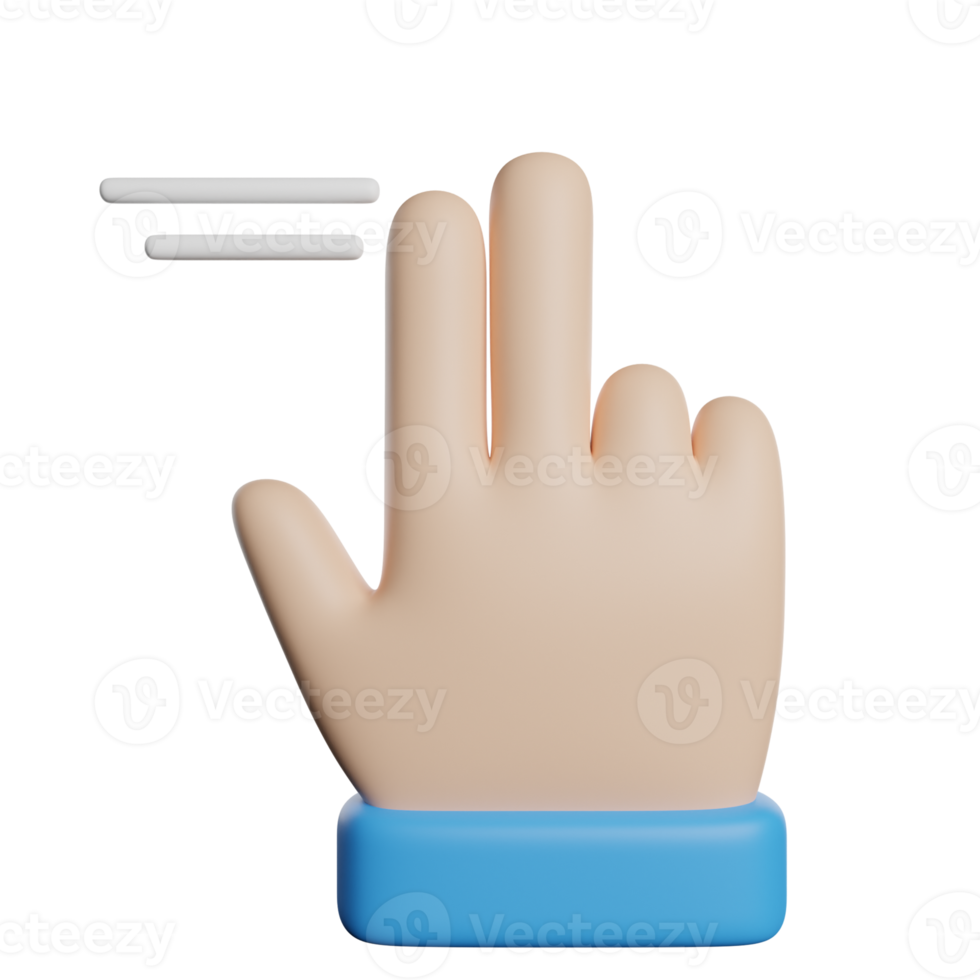 slägga finger gest png