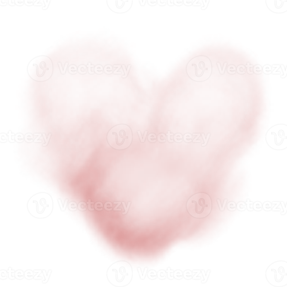 pink clouds heart. Valentine's day cloud. Fluffy cloud isolated. Soft fluffy in the shape of a heart. The smoke is pink. png