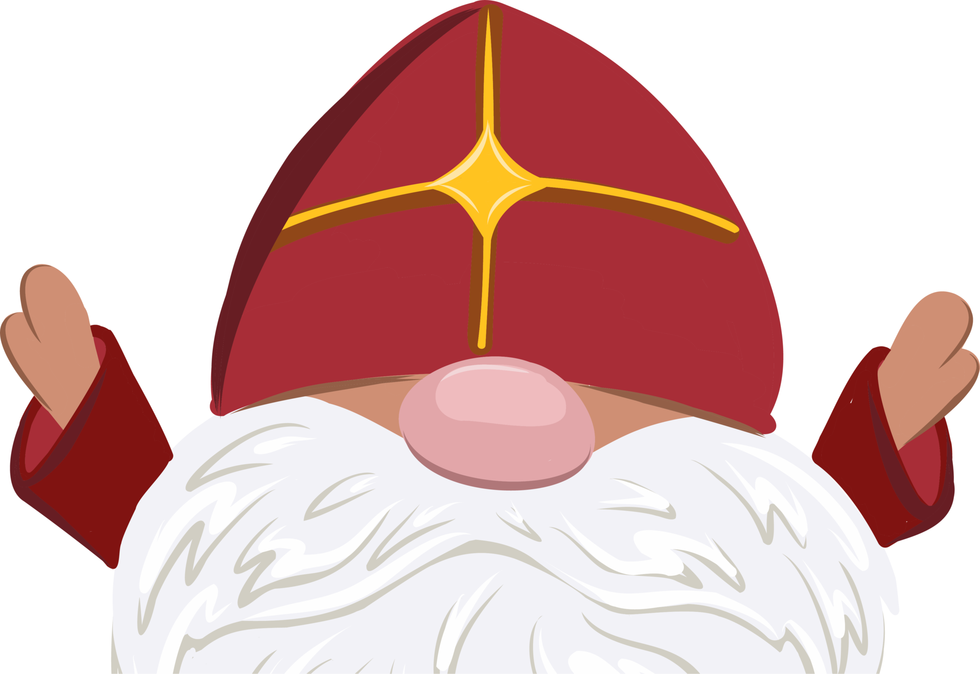 St. Nicolas day. Sinterklaas Eve. Christmas gnome. 16637408 PNG