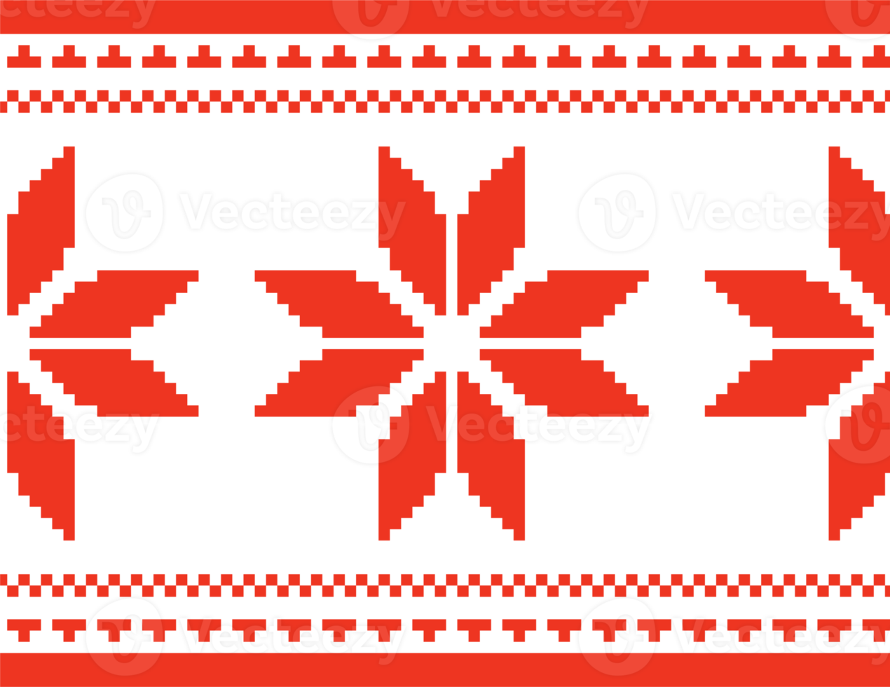 korsstygn schema. docka eller kvinna abstrakt broderi. prydnad element png