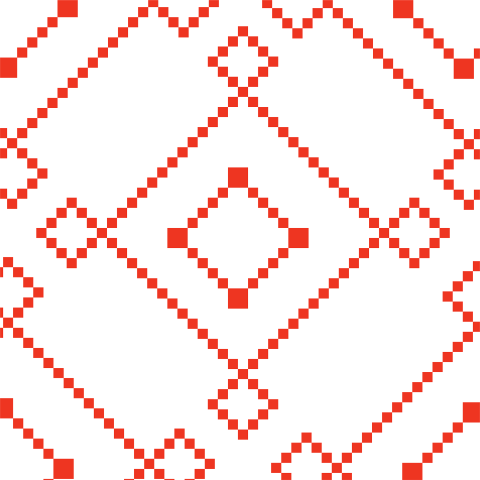 embroidered ornament. Ukrainian ornament. Cross-stitch. png