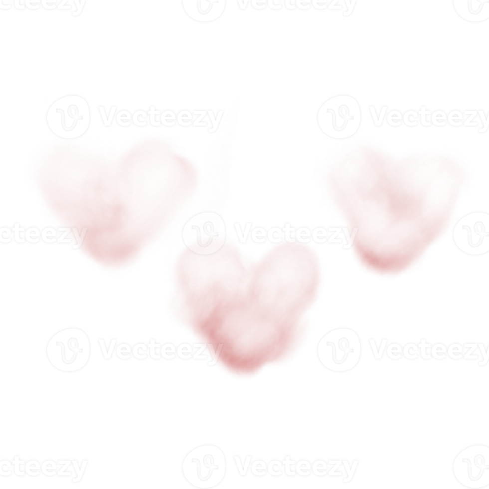 pink clouds heart. Valentine's day cloud. Fluffy cloud isolated. Soft fluffy in the shape of a heart. The smoke is pink. png