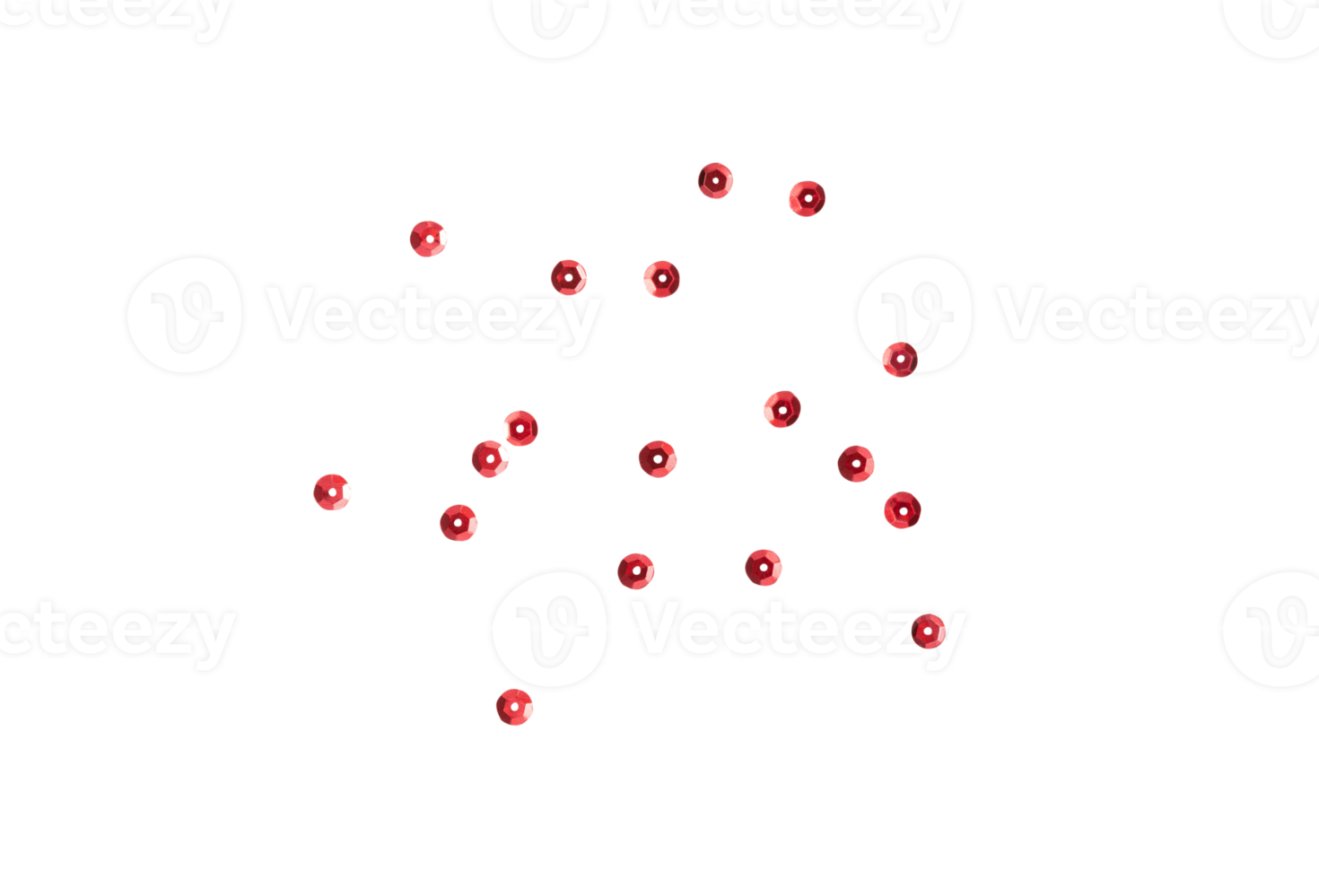 rood dots confetti, rood fonkeling decoratie uitknippen, PNG het dossier