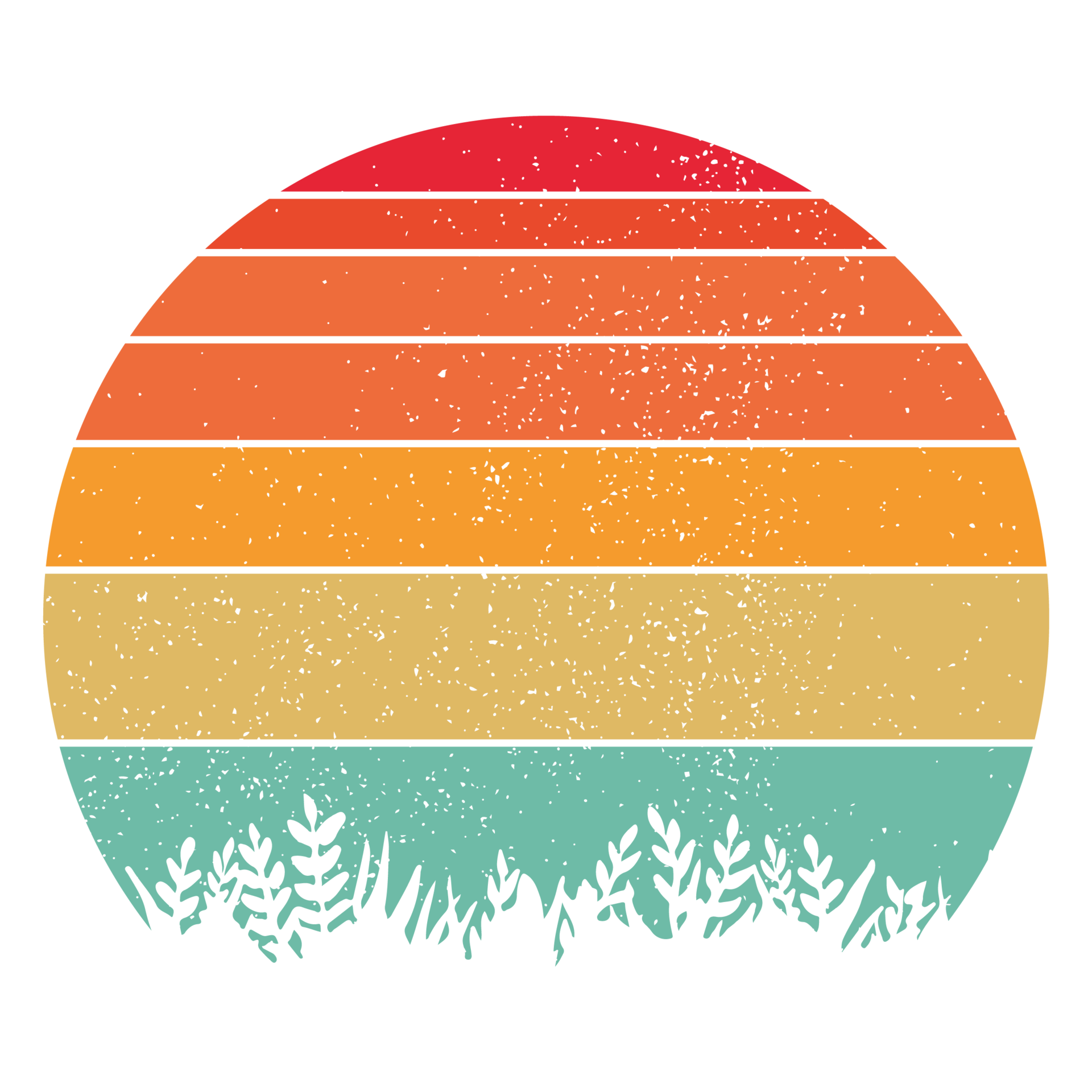 vintage retro striped sunset graphics. 16637797 PNG