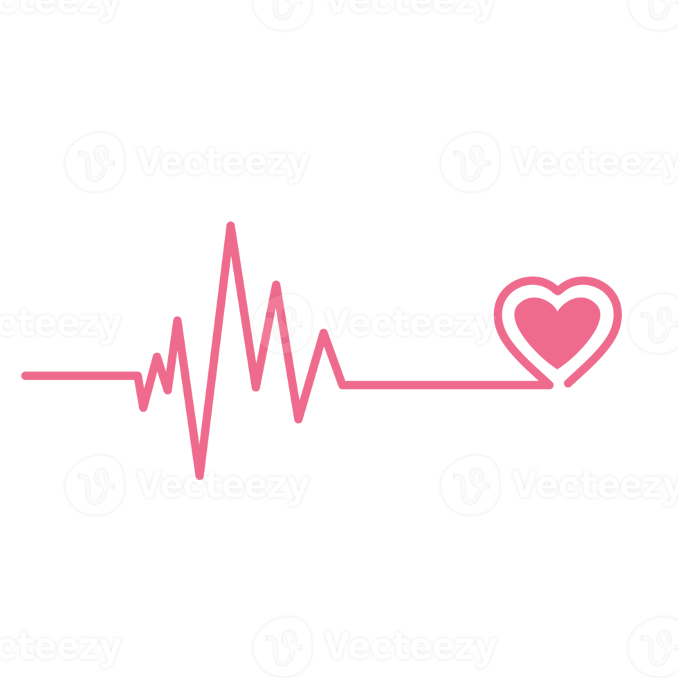 cuore pulse cardiogramma linea battito cardiaco png