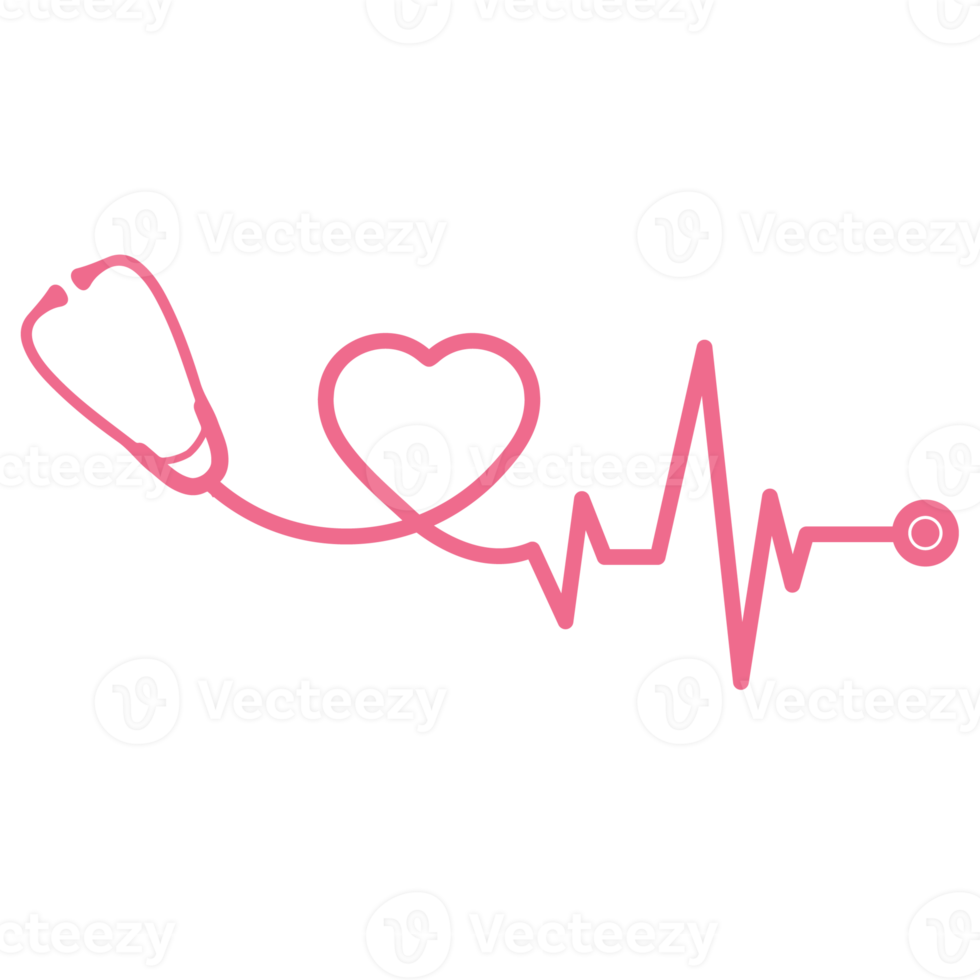 Heart pulse Cardiogram line  Heartbeat png