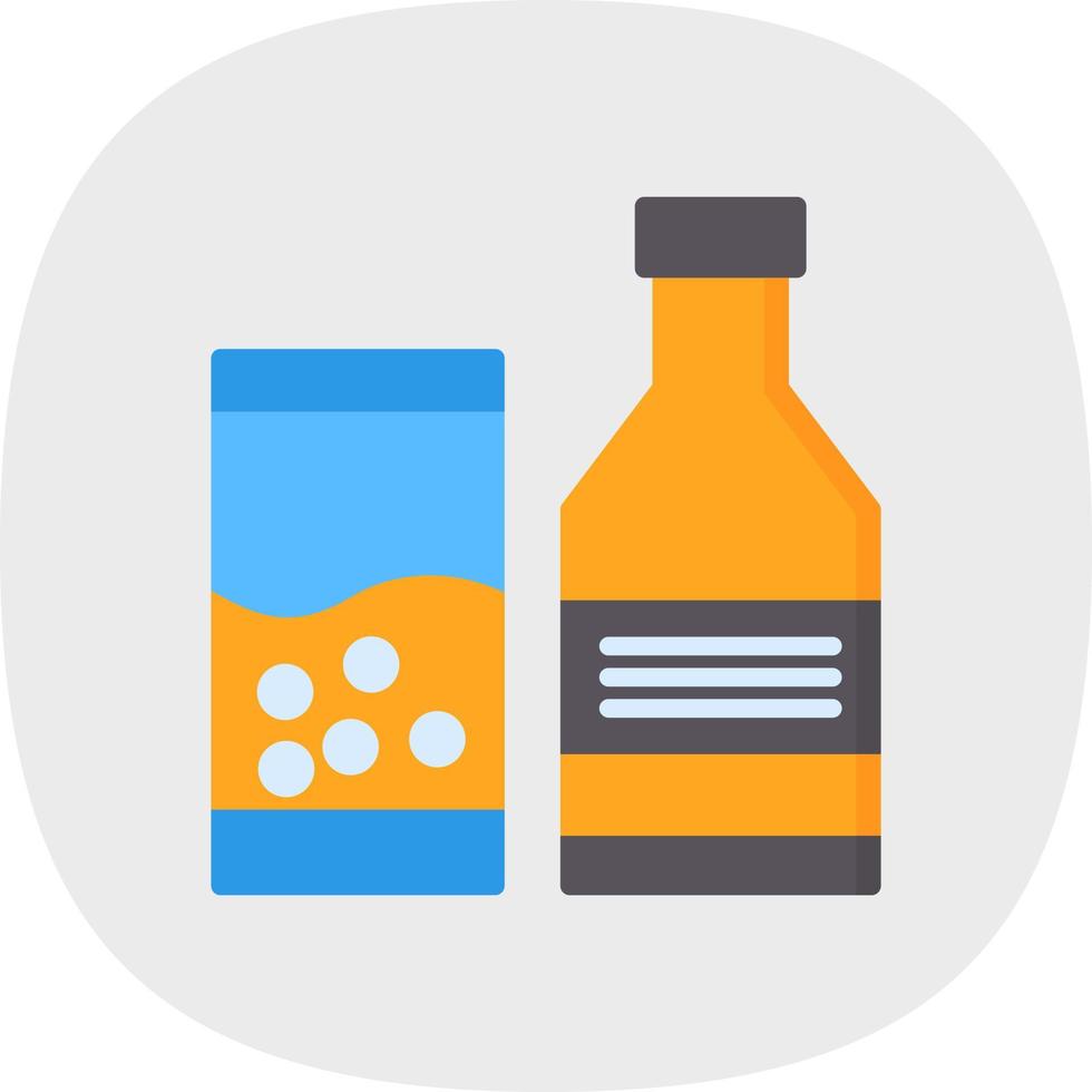 Alcoholic Drink Vector Icon Design