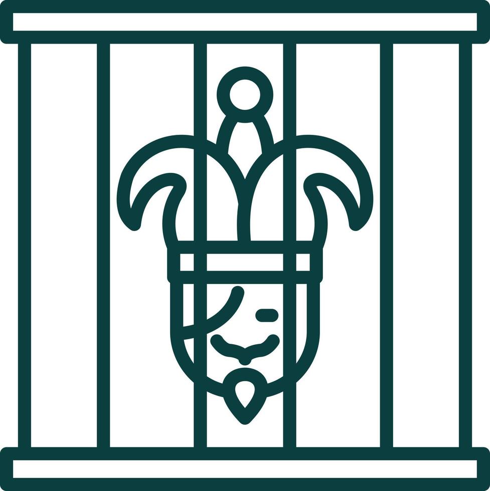 Jail Vector Icon Design