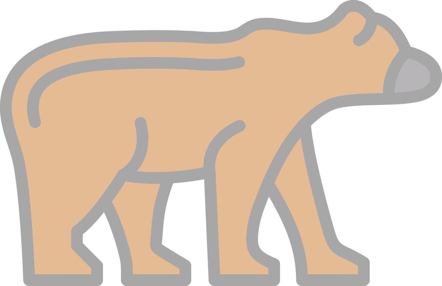 Bear Vector Icon Design