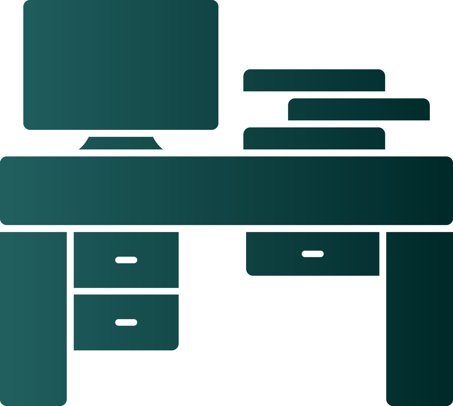 Office Table Vector Icon Design 16638951 Vector Art at Vecteezy