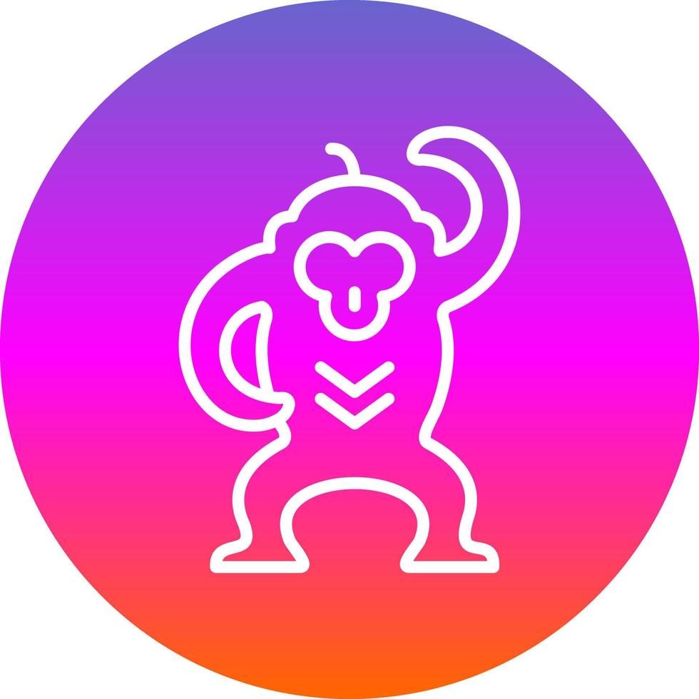 Monkey Vector Icon Design