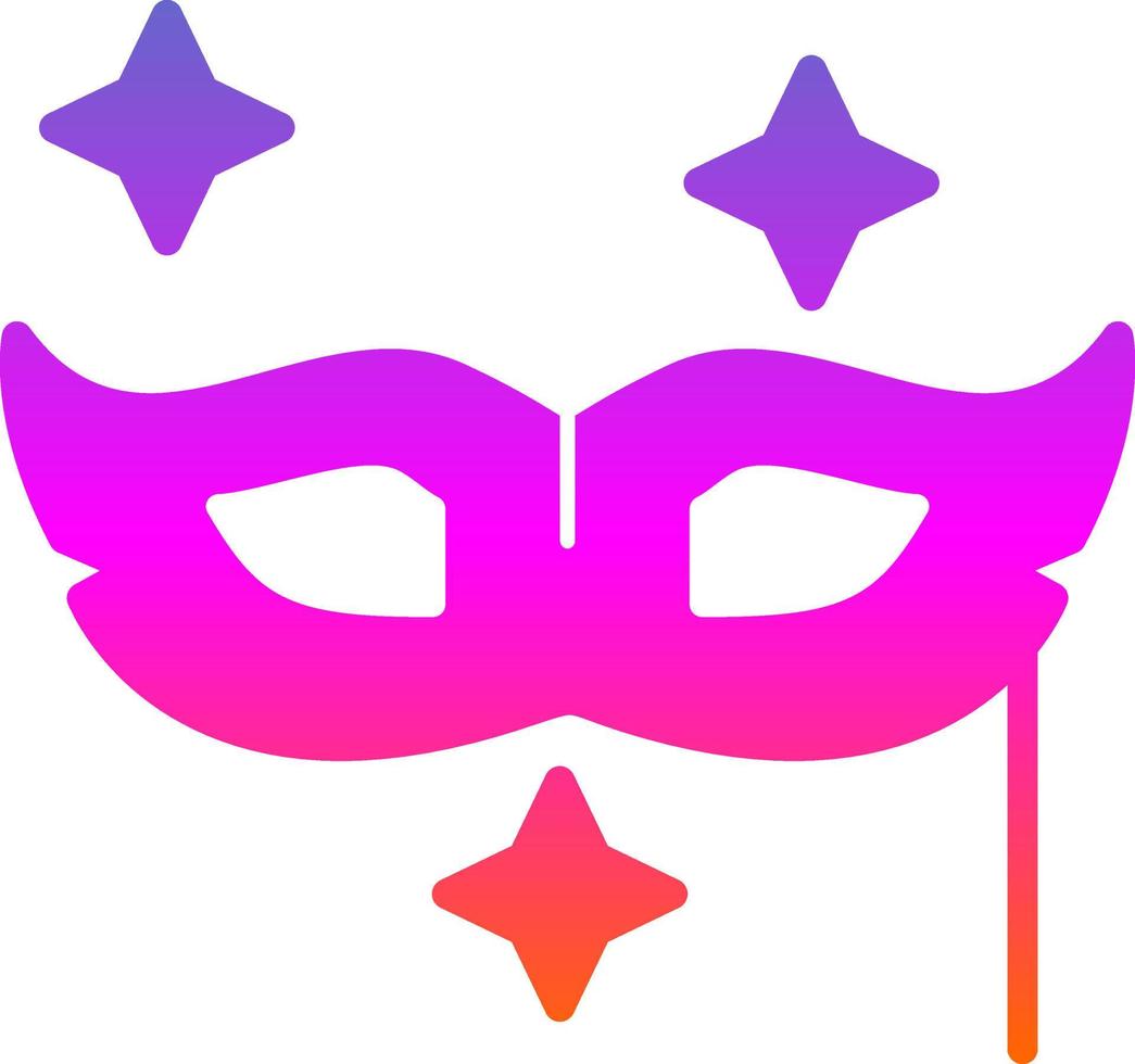 diseño de icono de vector de mascarada