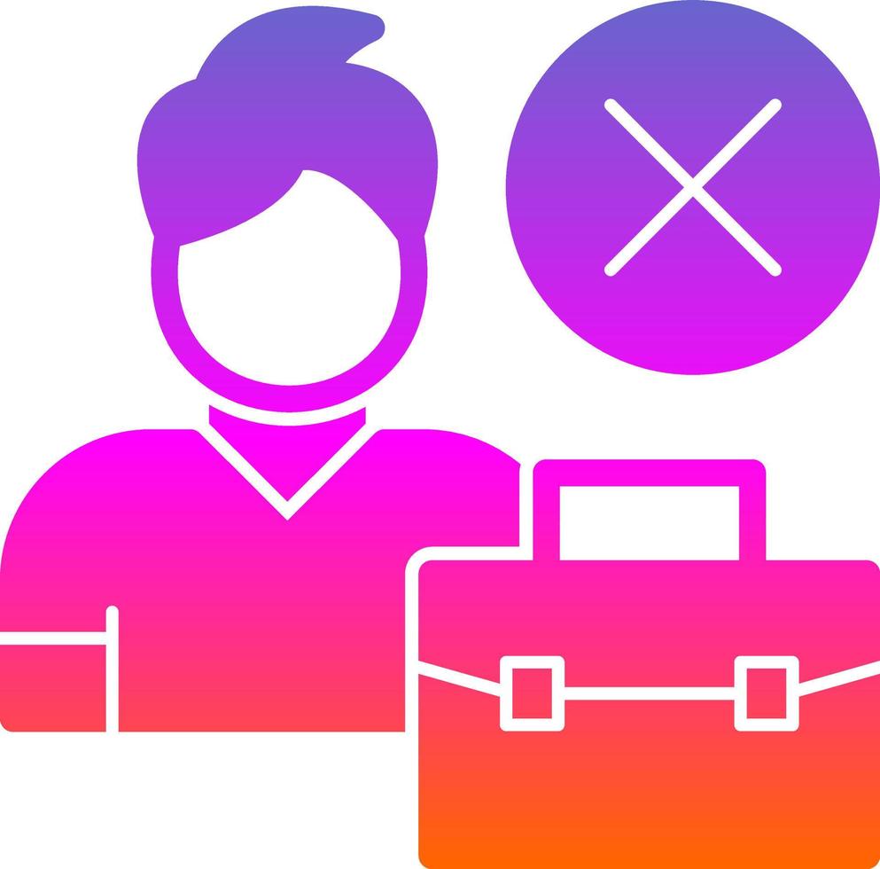 Unemployed Vector Icon Design