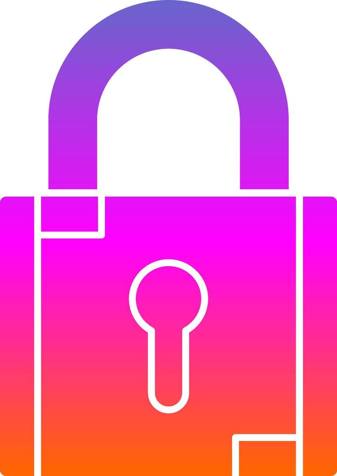 Locked Vector Icon Design