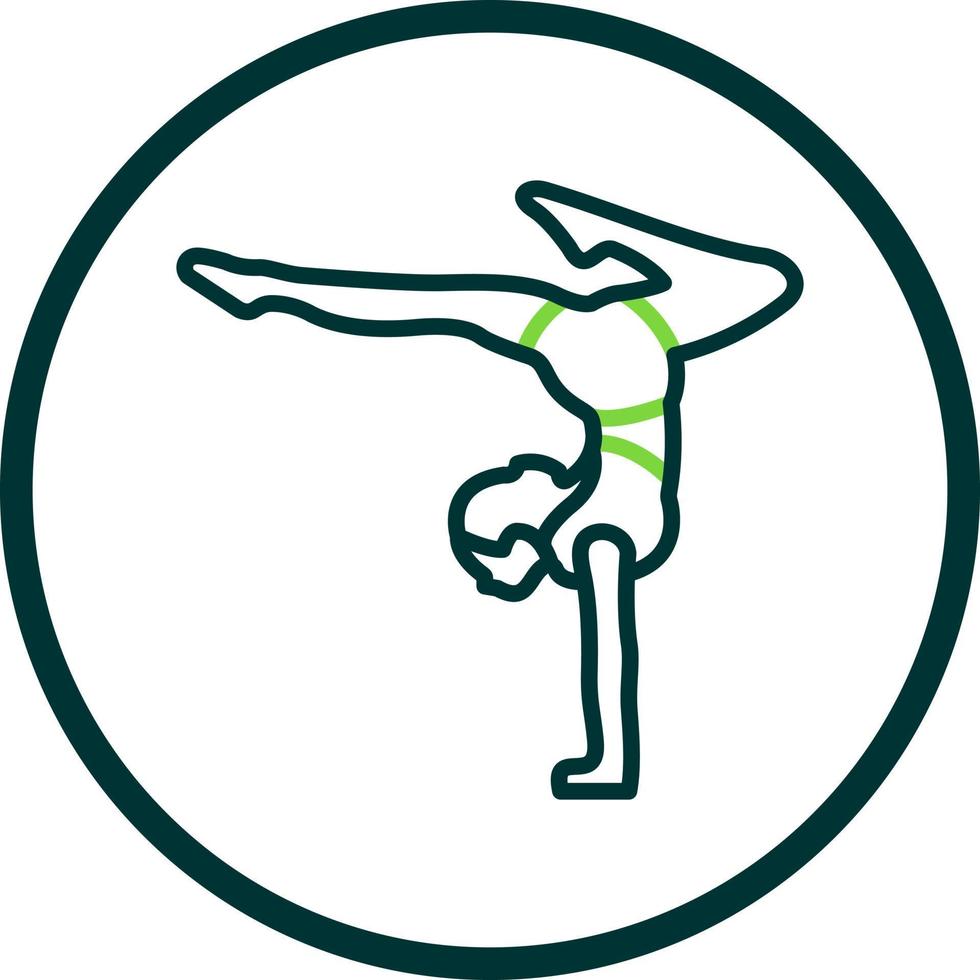 Acrobatic Vector Icon Design