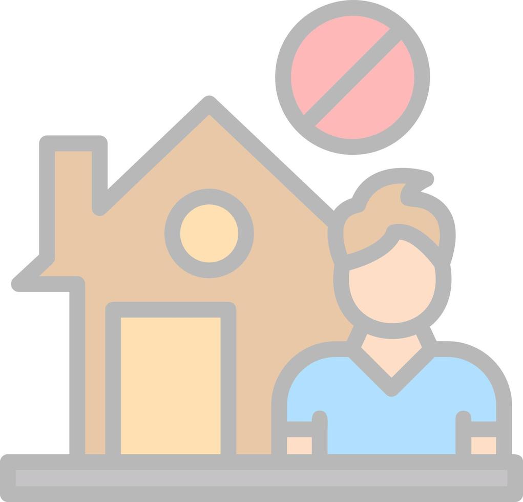 Homeless Vector Icon Design