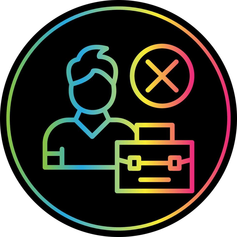 Unemployed Vector Icon Design