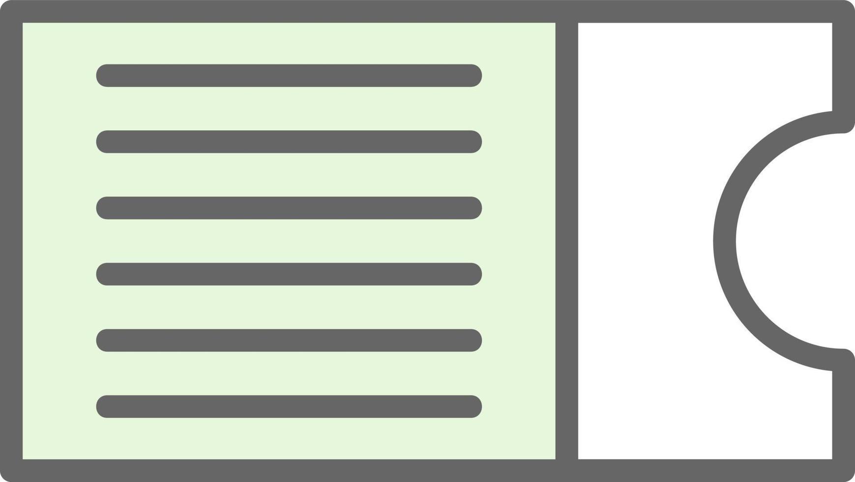 Ticket Vector Icon Design
