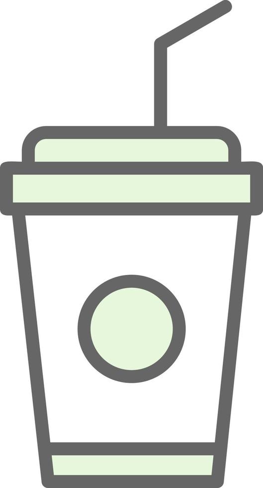 Plastic Cup Vector Icon Design