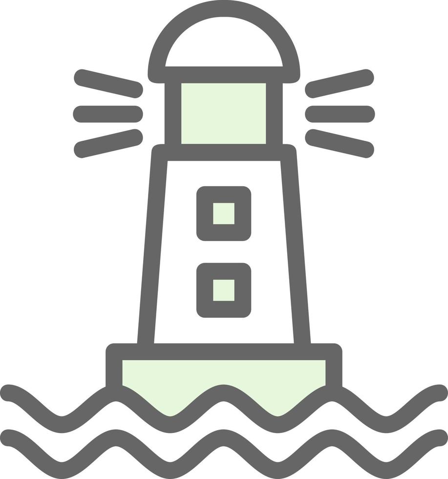 diseño de icono de vector de faro