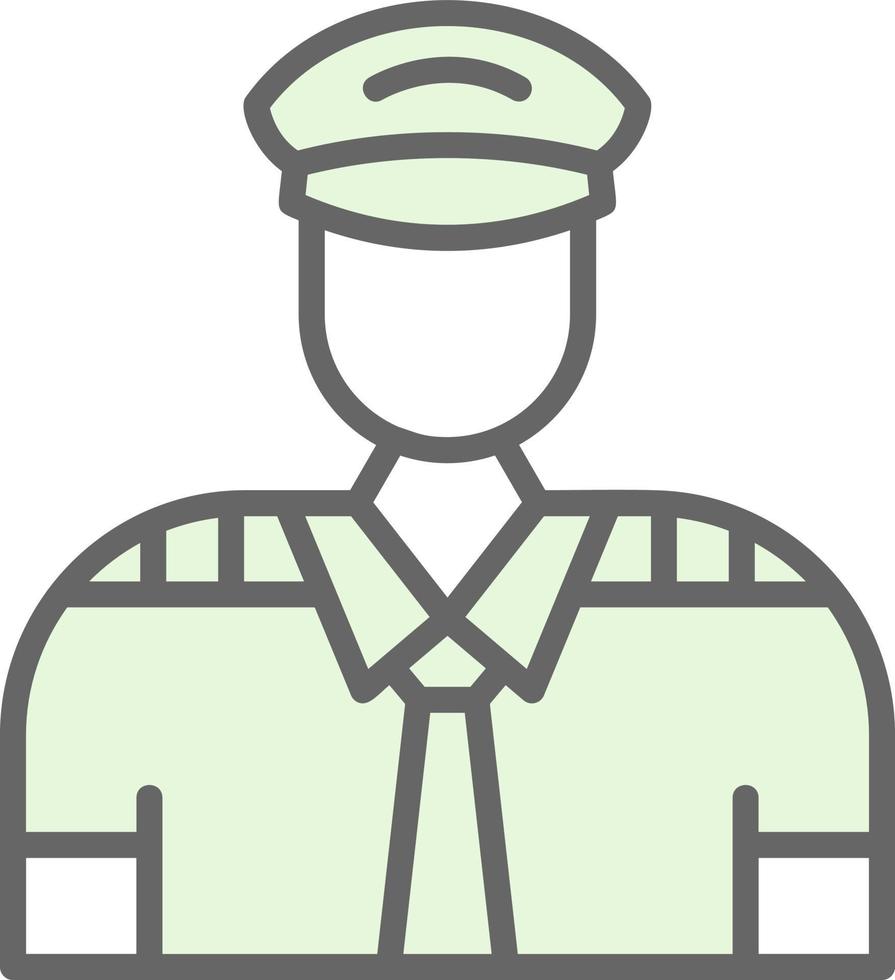 Pilot Vector Icon Design