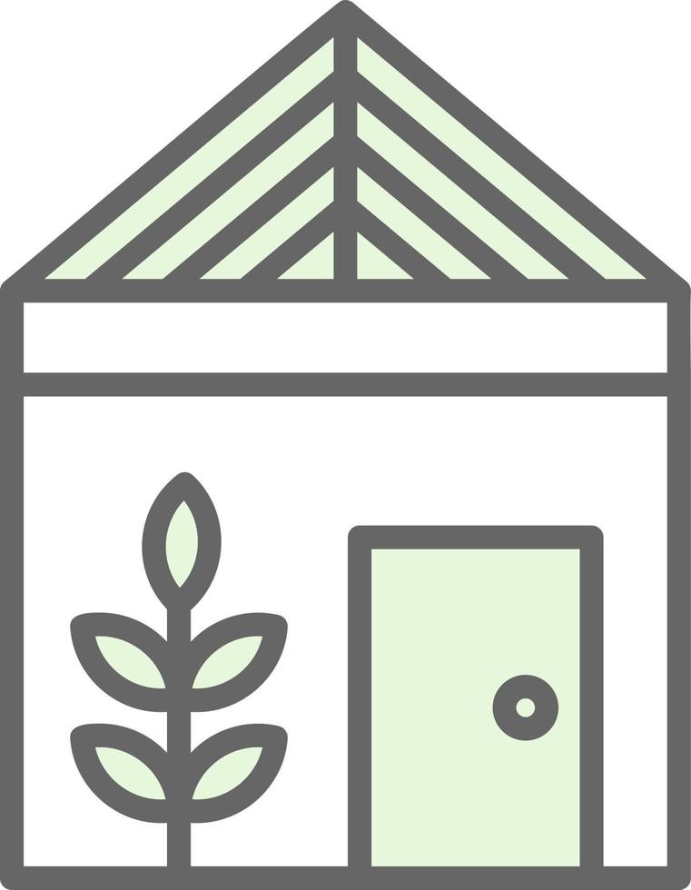 Greenhouse Vector Icon Design