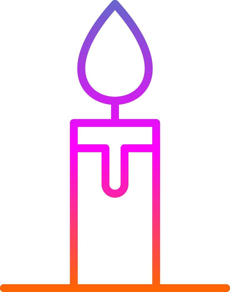 Candle Vector Icon Design