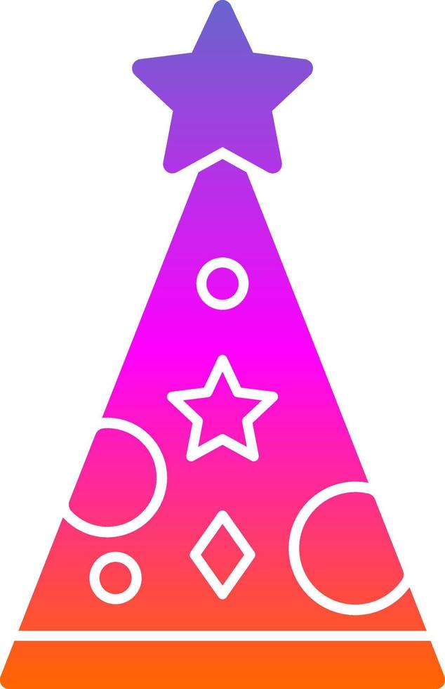 Party Hat Vector Icon Design