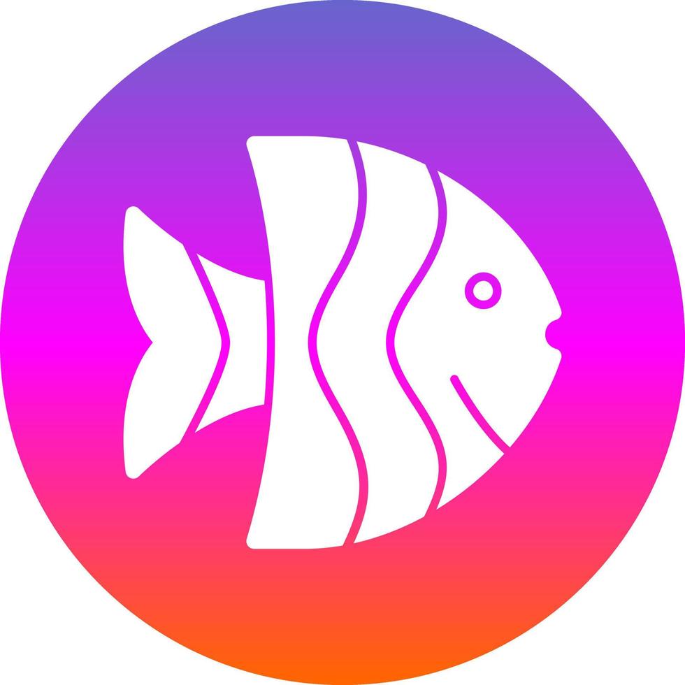 Angelfish Vector Icon Design