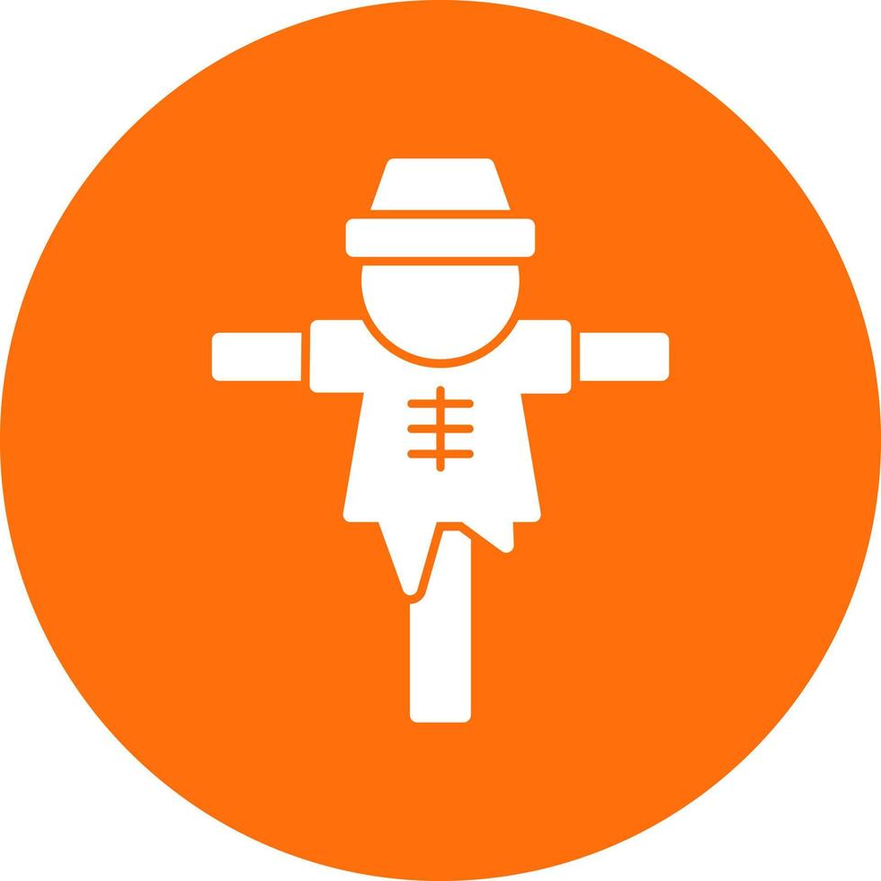Scarecrow Vector Icon Design