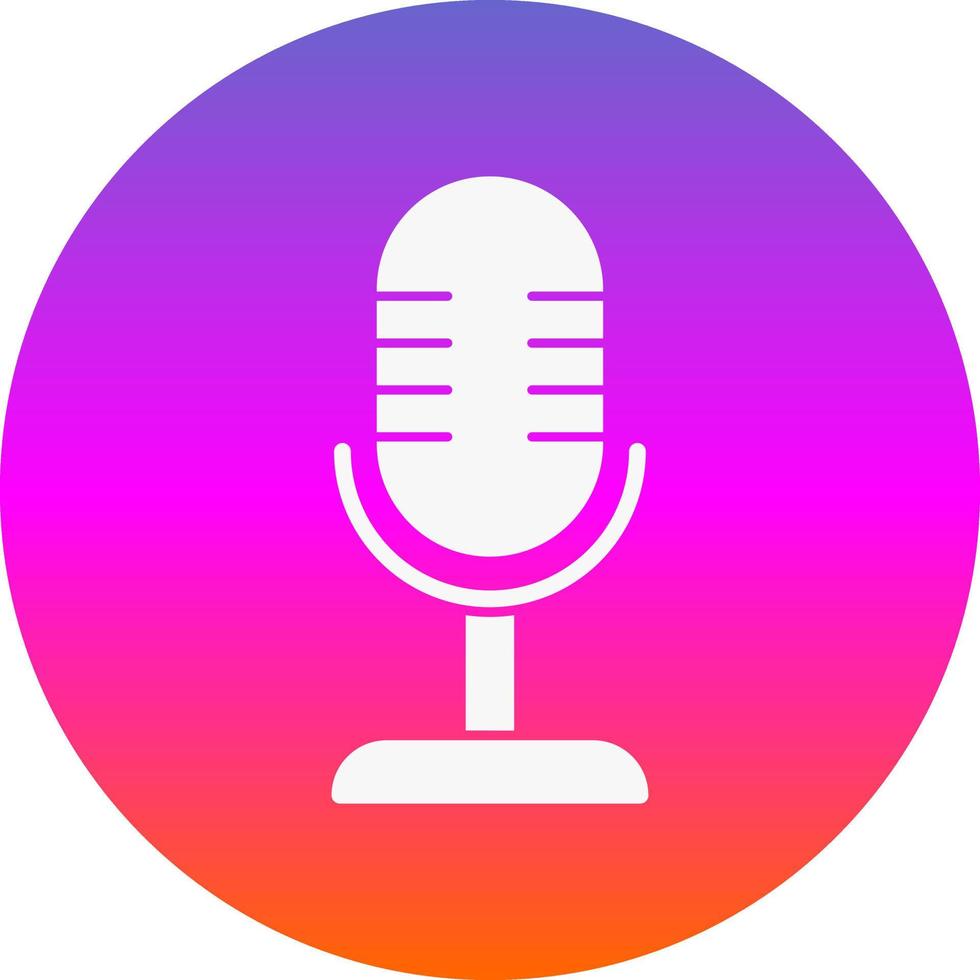 Microphone Vector Icon Design