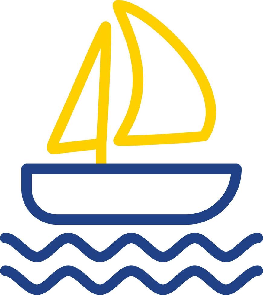 Sailboat Vector Icon Design