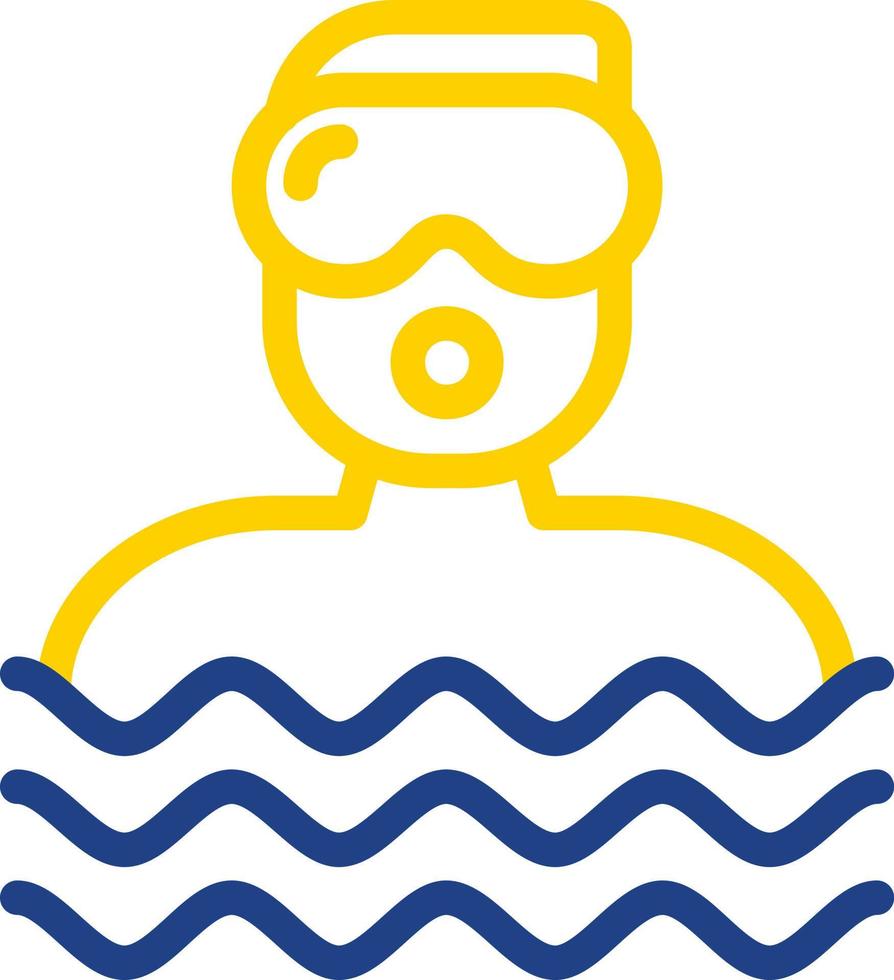 Diver Vector Icon Design