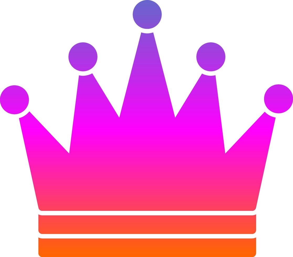 Crown Vector Icon Design