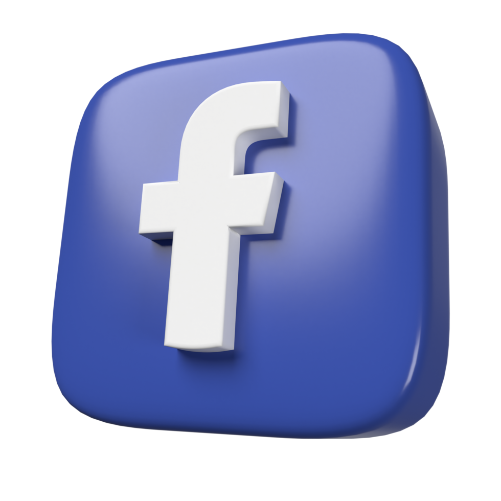 facebook 3d pictogram png