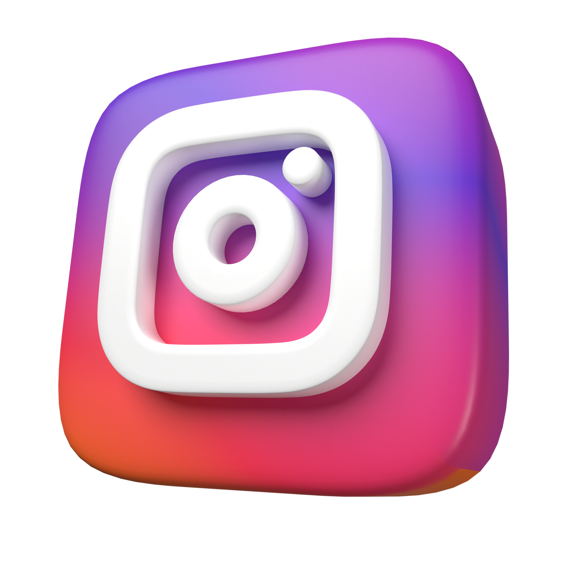 Instagram 3d Icon 16639983 PNG