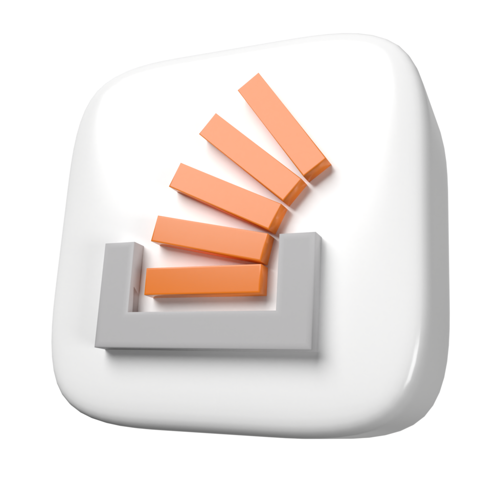 Stack Overflow 3d Icon 16639992 PNG stack-overflow-3d-icon-16639992-png
