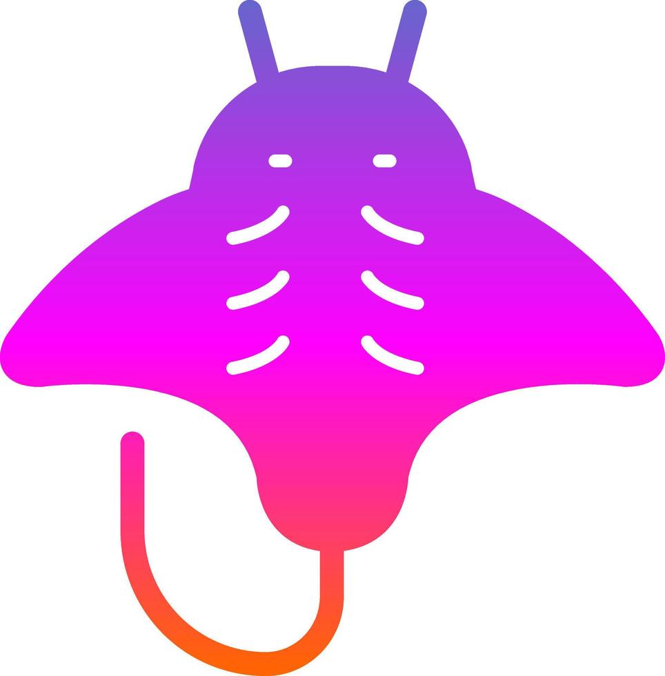 Stingray Vector Icon Design