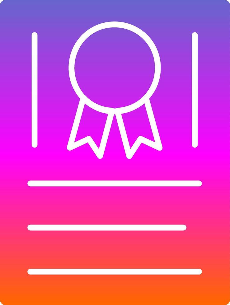 Certification Vector Icon Design