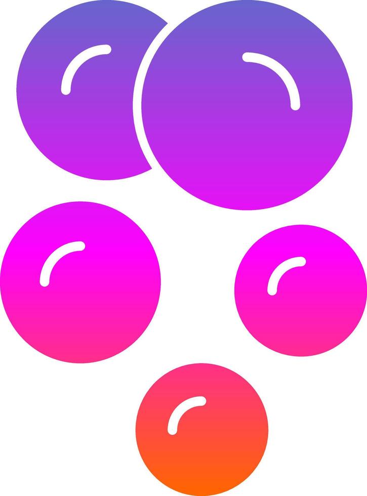 Bubbles Vector Icon Design