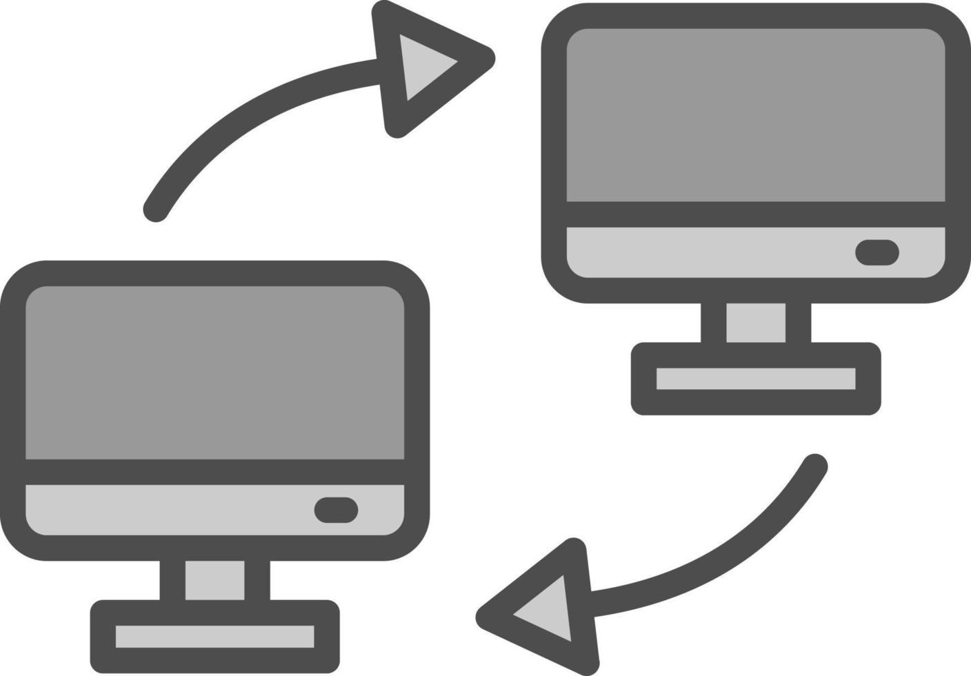 Data Transferred Vector Icon Design