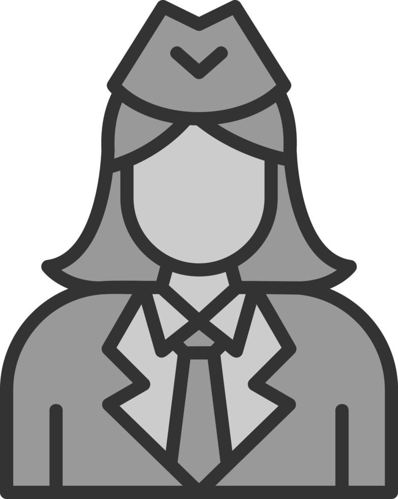 Hostess Vector Icon Design