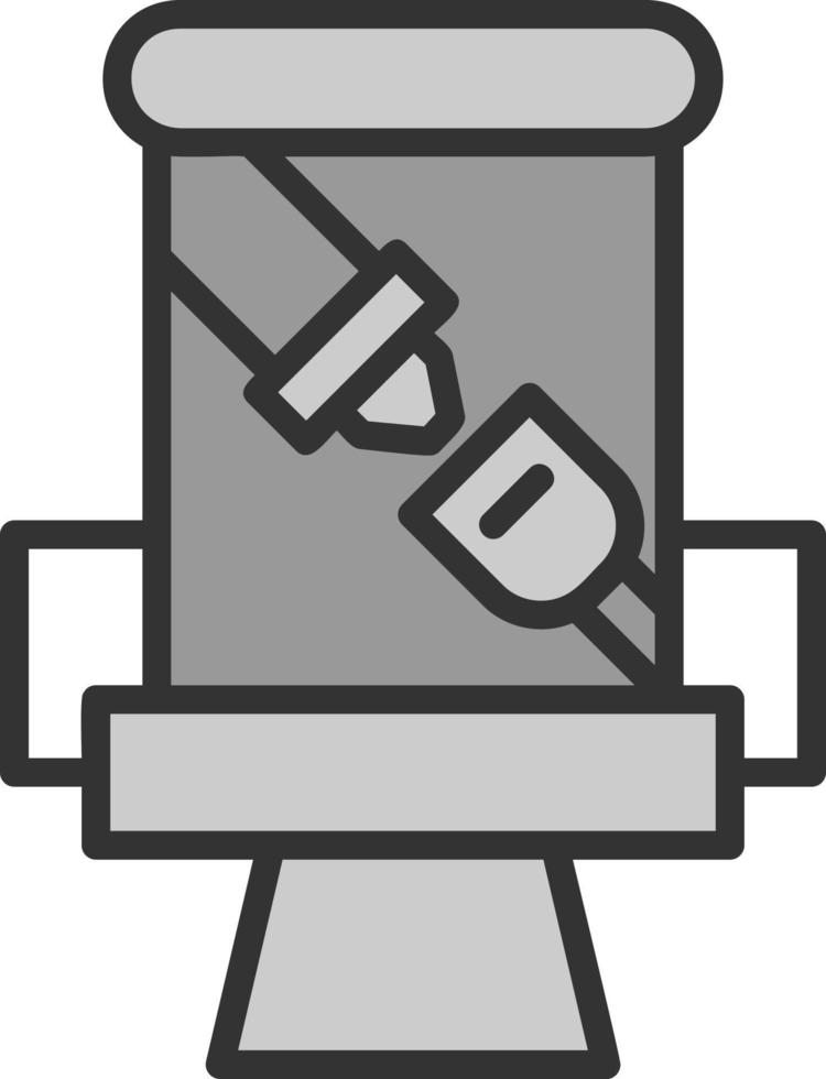 Seat Belt Vector Icon Design