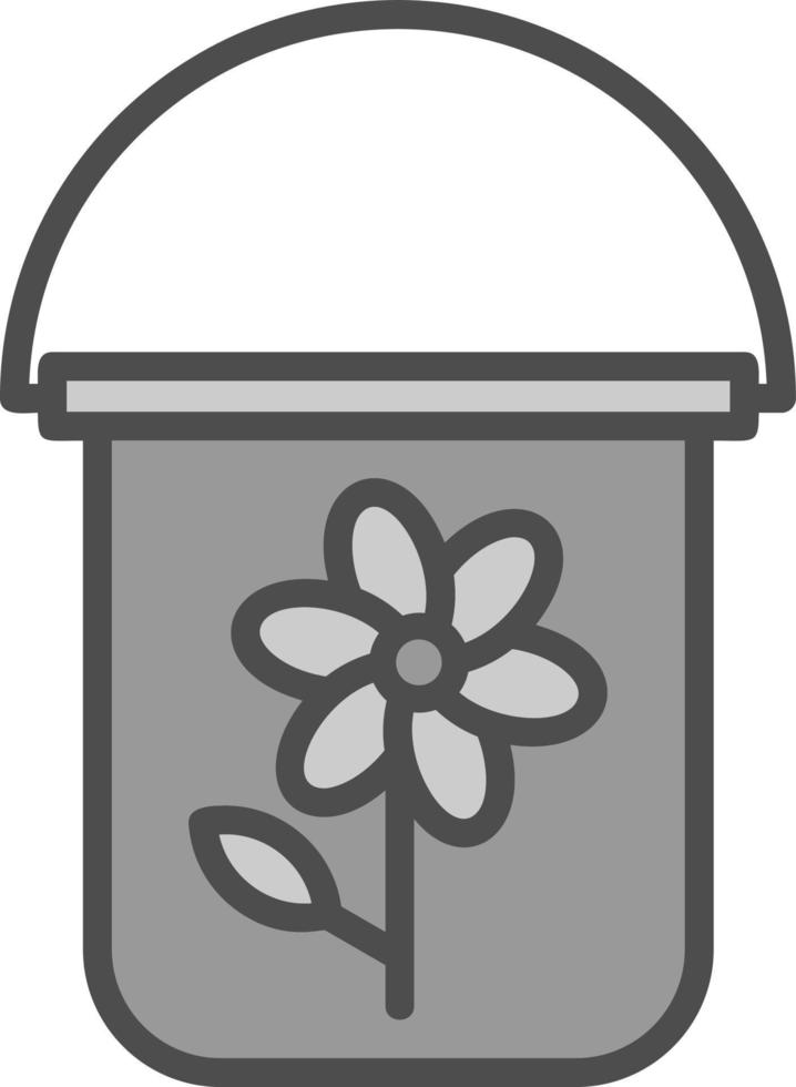 Bucket Vector Icon Design