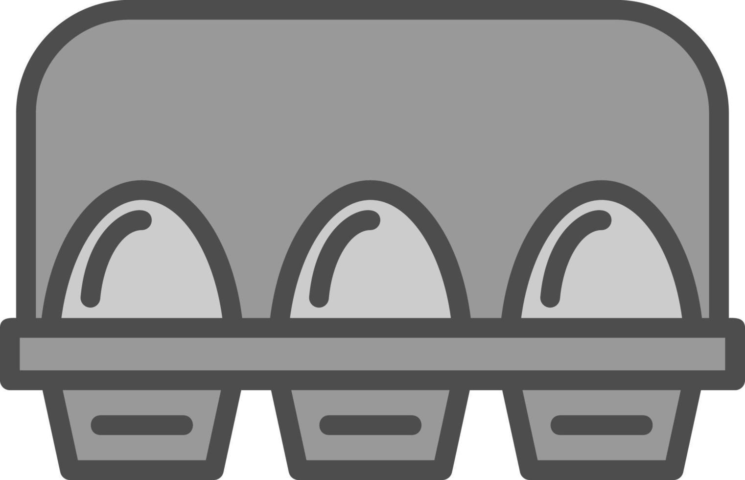 Egg Carton Vector Icon Design