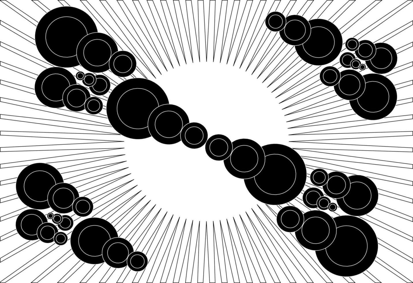 The illustrations and clipart. abstract background with circles vector