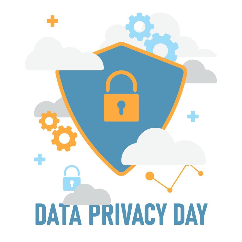 Data Privacy Day background. 16640664 Vector Art at Vecteezy