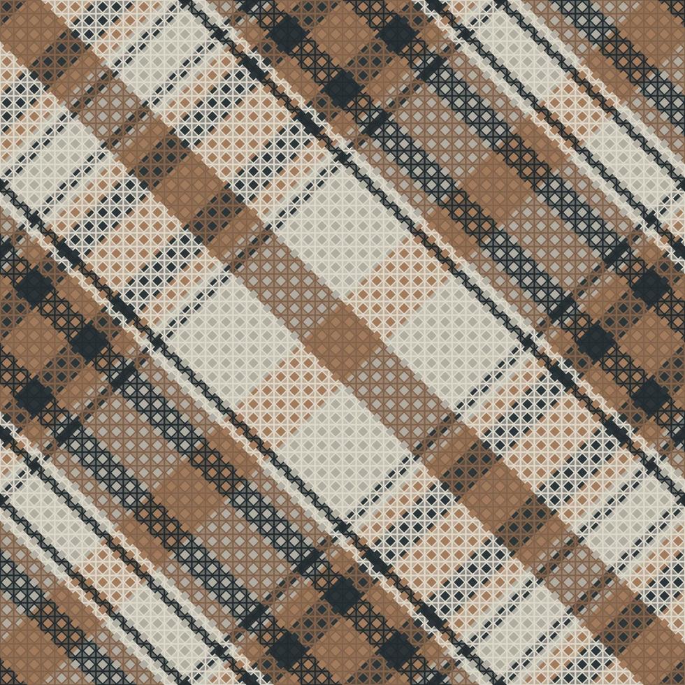 Tartan or plaid dark color pattern. vector