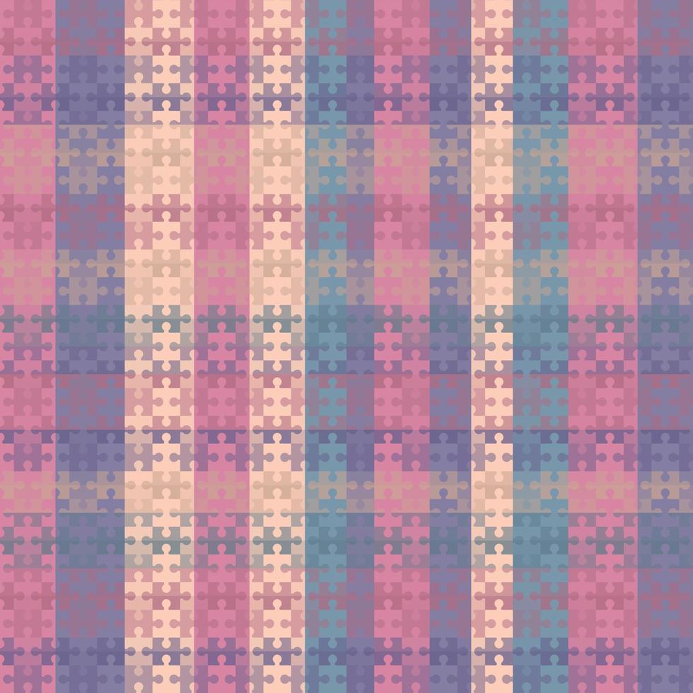 Tartan or plaid pastel color pattern. vector