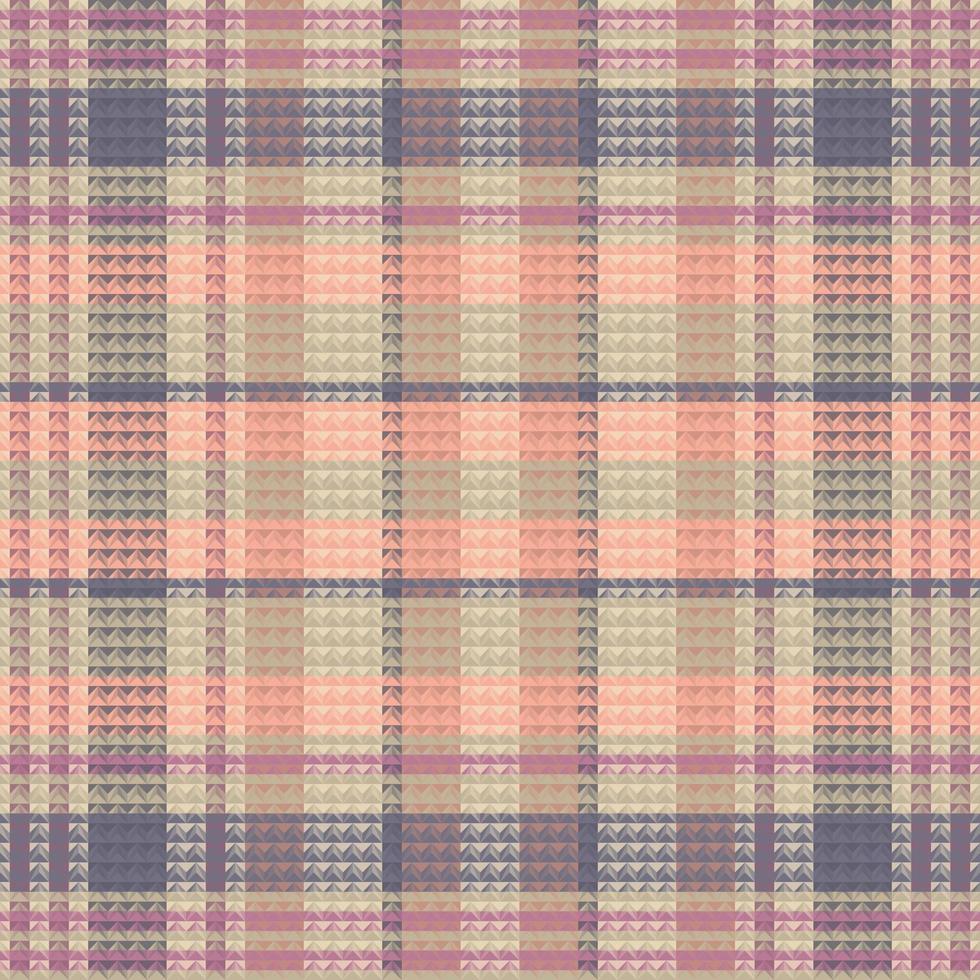 Tartan or plaid pastel color pattern. vector